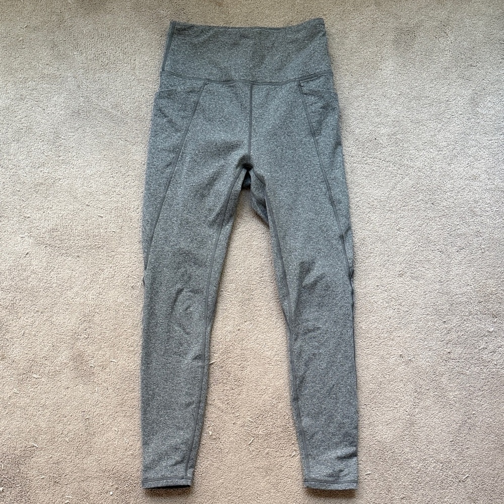 Senita Athletics Heather Gray Leggings